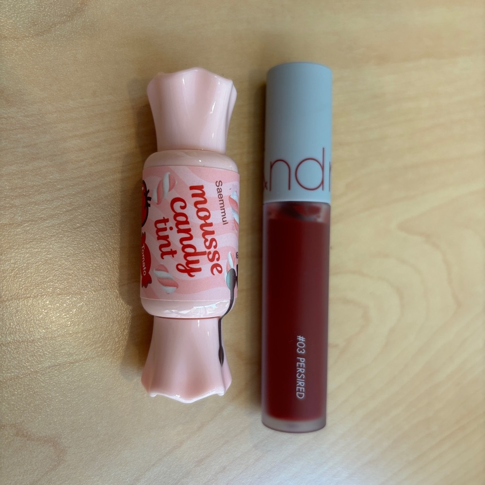 Korean velvet lip tints